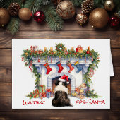 Collie Wait 縁ど for Santa Christmas Fireplace