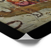 Collie with Children in a Doghouse ポスター (角)