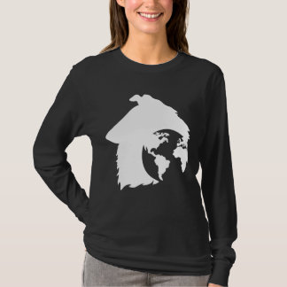 ColliesWithoutBorders 白ロゴ Tシャツ