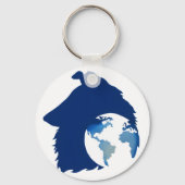 ColliesWithoutBorders logo キーホルダー (裏面)