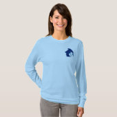 ColliesWithoutBorders logo on long sleeve shirt Tシャツ (正面フル)