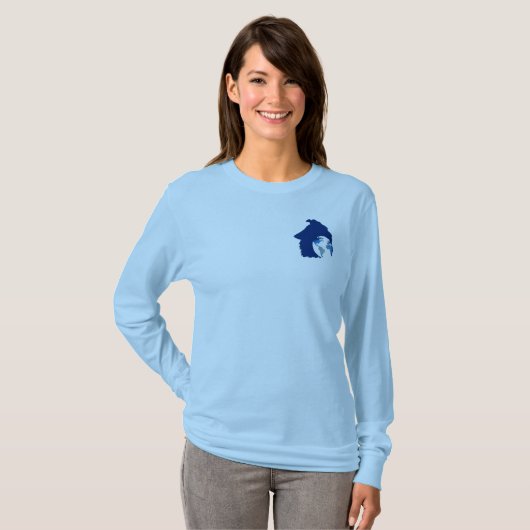 ColliesWithoutBorders logo on long sleeve shirt Tシャツ (正面フル)