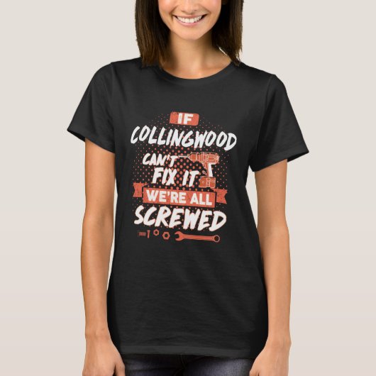 Collingwoodシャツ、Collingwood Tシャツの男性 Tシャツ (正面)