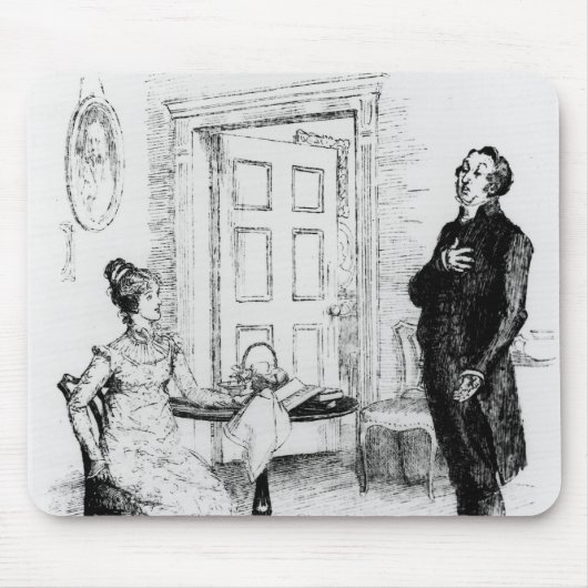 Collinsおよびエリザベス氏 マウスパッド (正面)