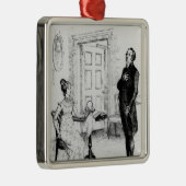 Collinsおよびエリザベス氏 メタルオーナメント (右)