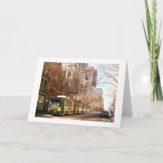 Collinsの通りメルボルン カード (正面)