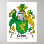 Collins Family Crest ポスター (正面)