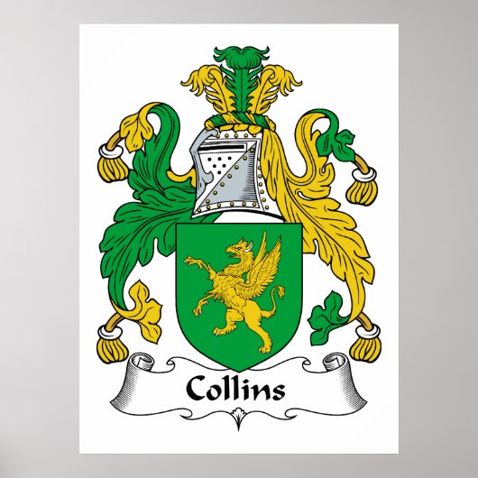 Collins Family Crest ポスター (正面)