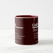 Collins Personalized Name Coffee Mug ツートーンマグカップ (中央)