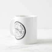 Collinsportのメインの役人のシール コーヒーマグカップ (正面左)