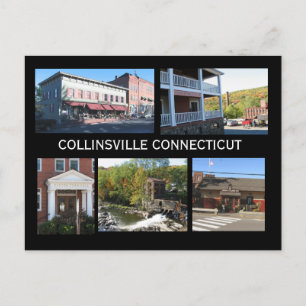Collinsvilleコネチカットの場面 ポストカード