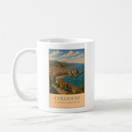 Collioure, France – Vintage Travel Mug コーヒーマグカップ