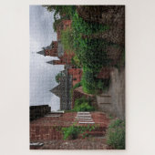 Collonges la弁柄、フランスの赤い村 ジグソーパズル (縦)