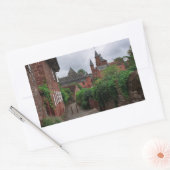 Collonges-la-Rouge，フランスの長方形シール 長方形シール (封筒)