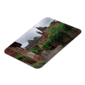 Collonges-la-Rouge、フランスの長方形マグネット マグネット (左側)