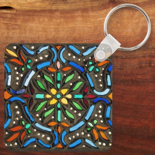 Collorful Ottoman pattern キーホルダー (裏面)