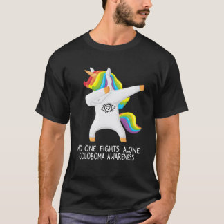Coloboma Awraress Dabbing Unicorn Awareness Tシャツ