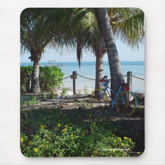 Colofulのバイク及び海のマウスパッド マウスパッド (正面)