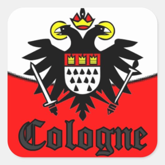 COLOGNE ADLER WAPPEN KÖLN スクエアシール (正面)