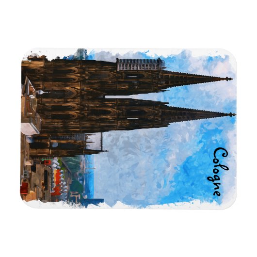 Cologne cathedral Germany travel マグネット (横)