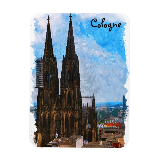 Cologne cathedral Germany travel マグネット (縦)