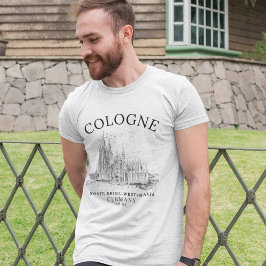Cologne Cathedral Germany Vintage Landscape Tシャツ