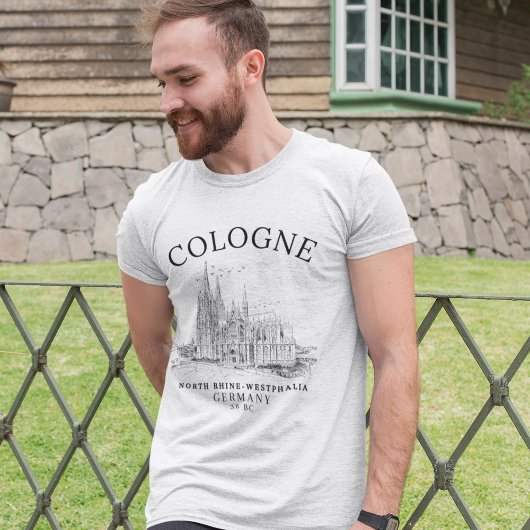 Cologne Cathedral Germany Vintage Landscape Tシャツ