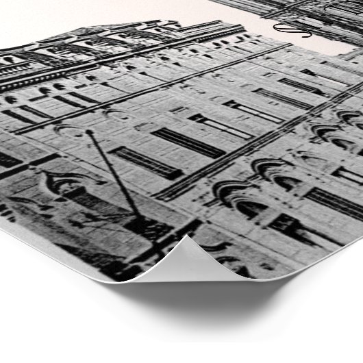 Cologne Dome Cologne Köln Kölsches Grundgesetz ポスター (角)