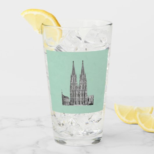 Cologne Dome Cologne Köln Kölschglas タンブラーグラス (アイス正面)