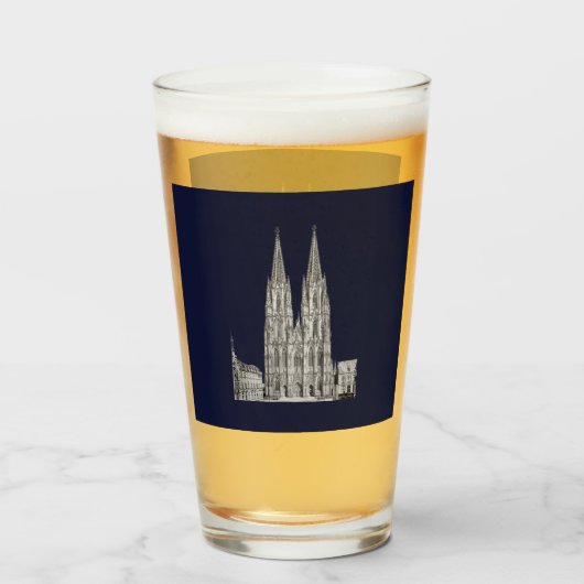 Cologne Dome Cologne Köln Kölschglas タンブラーグラス (ドリンク正面)