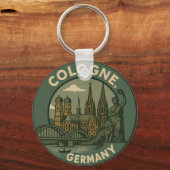 Cologne Germany City Art キーホルダー (裏面)