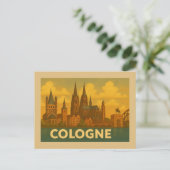 Cologne Germany City Art ポストカード (スタンド正面)