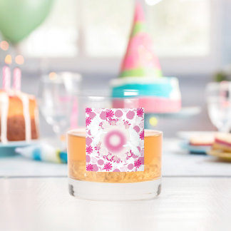 colombe à fleurs ウイスキーグラス