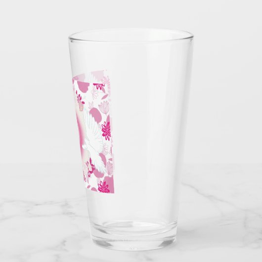 colombe à fleurs タンブラーグラス (左)