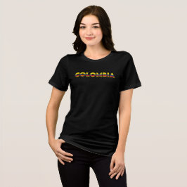 COLOMBIA特別なカスタマイズ可能なブラック観光客 トライブレンドTシャツ
