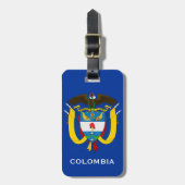 COLOMBIA*の荷物のラベル ラゲッジタグ (正面縦)