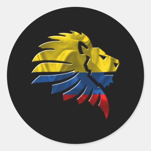 Colombia ラウンドシール (正面)