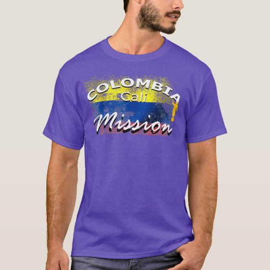 Colombia Cali Mormon LDS Mission Missionary Gift Tシャツ (正面)