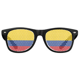 Colombia Flag レトロサングラス