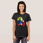 Colombia Flag Mexico Grown Ring Marriage Wedding Tシャツ (正面フル)