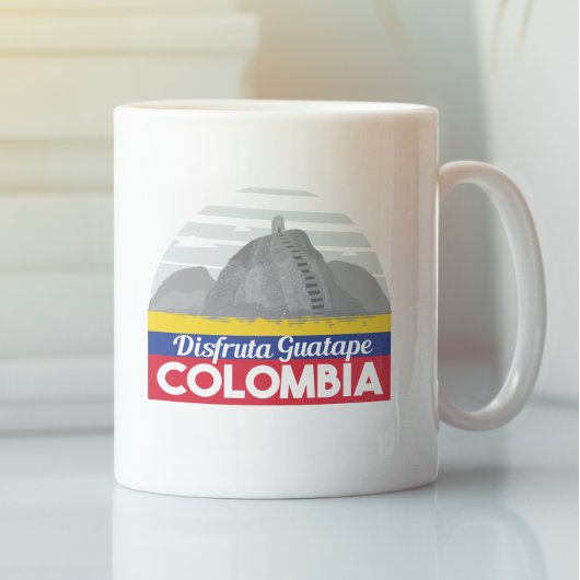 Colombia Guatape Vintage Travel  コーヒーマグカップ