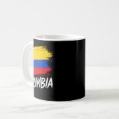 Colombia Lover Colombian Flag  コーヒーマグカップ (正面左)