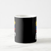 Colombia Lover Colombian Flag  コーヒーマグカップ (中央)