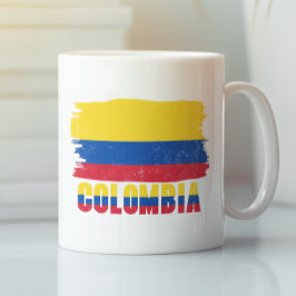Colombia National Flag Travel コーヒーマグカップ