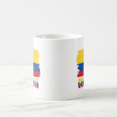 Colombia National Flag Travel コーヒーマグカップ (中央)
