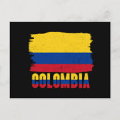 Colombia National Flag Travel ポストカード (正面)