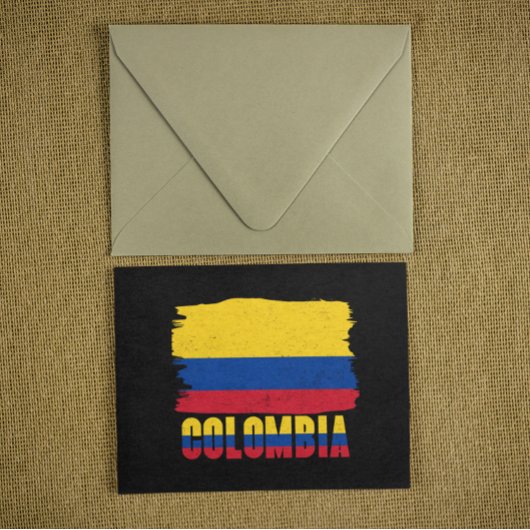 Colombia National Flag Travel ポストカード