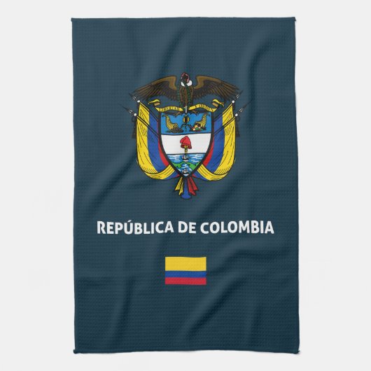 Colombia passport phone case キッチンタオル (縦)