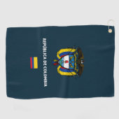 Colombia passport phone case ゴルフタオル (横)