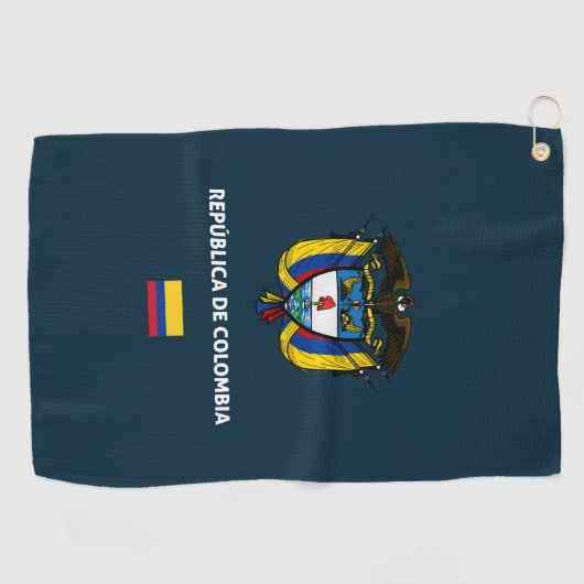 Colombia passport phone case ゴルフタオル (横)